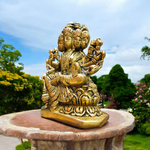 Gayatri Mata | Brass Murti | For Worship | Malawala