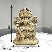 Gayatri Mata | Brass Murti | For Worship | Malawala