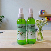 Golden Mogra Spray Attar 100ML set of 2 in premium glass spray bottles