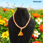 Gomed Mala - Natural Hessonite Garnet for Health & Protection with Lab Certificate - Malawala