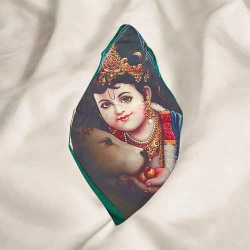 Gomukhi Bag | Bal Gopal Cotton Japa Mala Bag | Malawala