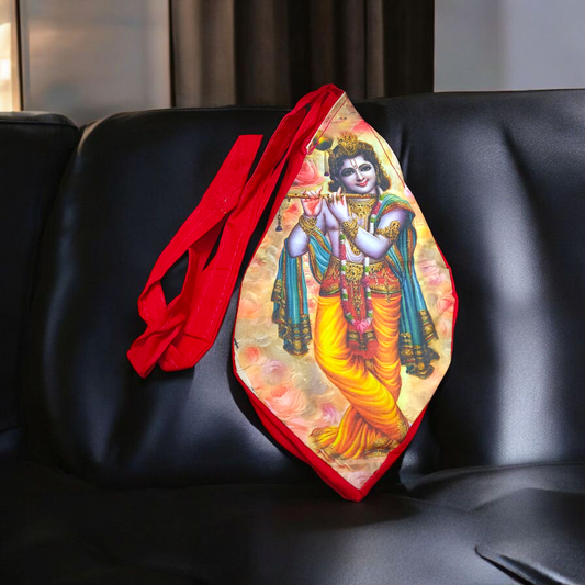 Gomukhi Bag | Krishna Ji Cotton Japa Mala Bag | Malawal