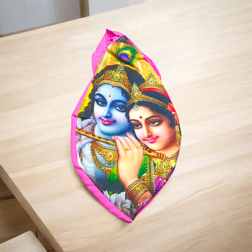 Gomukhi Bag | Radha Krishna Cotton Japa Mala Bag | Malawala