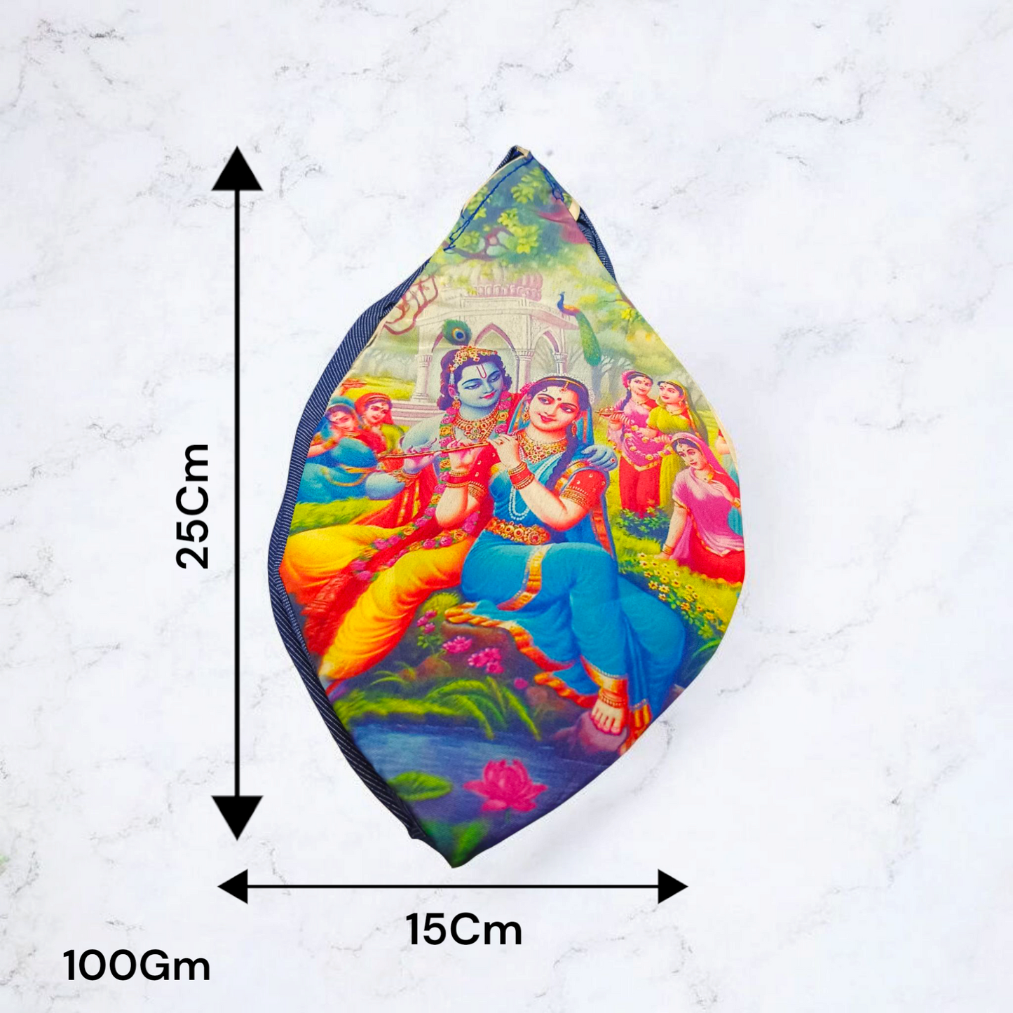 Gomukhi Bag | Radha Krishna Cotton Japa Mala Bag – Malawala