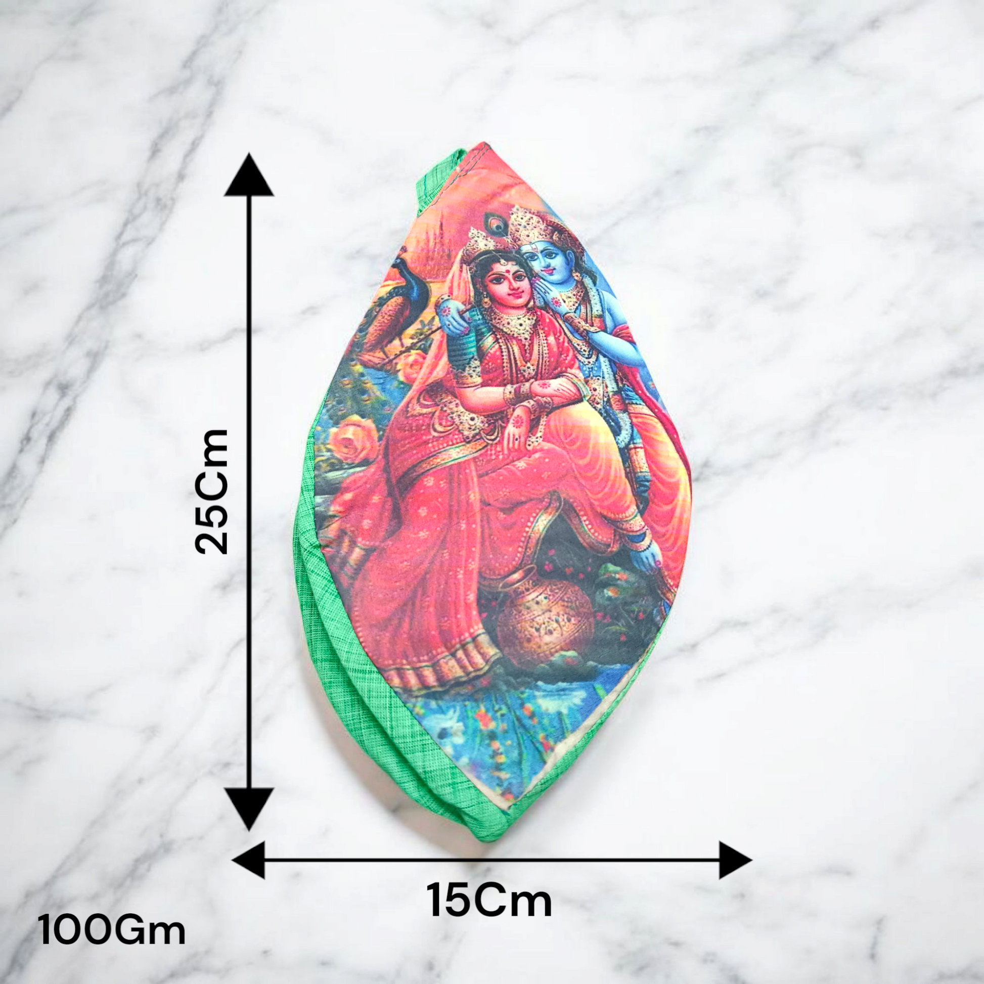 Gomukhi Bag | Radha Krishna Printed | For Mantra Jaap – Malawala