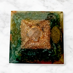 Green Aventurine Oraone Pyramid – Lab Certified for Healing, Luck & Heart Chakra Activation – Malawala