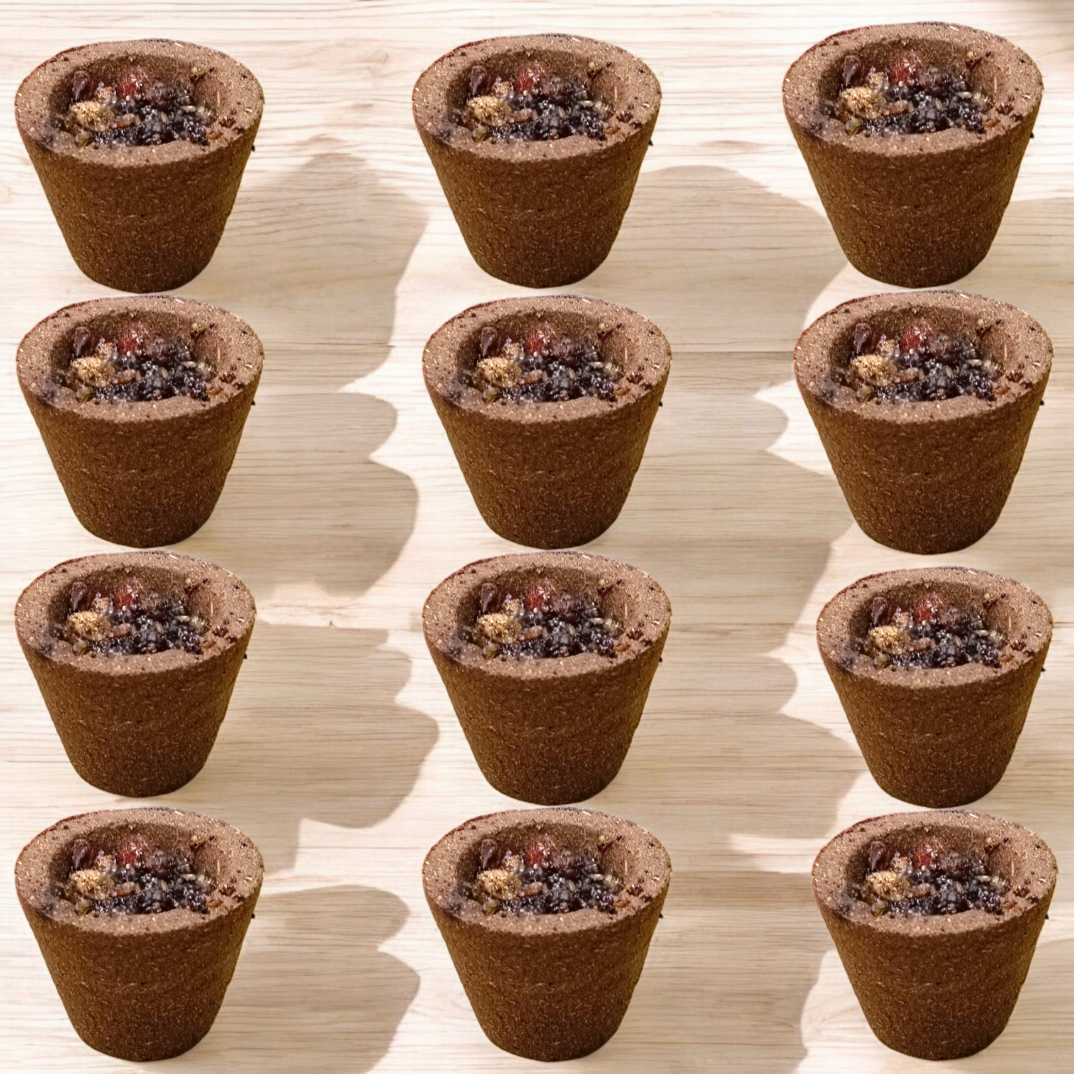 Guggal Dhoop Cup – 12 Pcs Organic Resin Cone with Loban Fragrance - Malawala