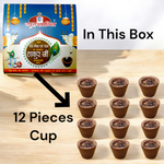 Guggal Dhoop Cup – 12 Pcs Organic Resin Cone with Loban Fragrance - Malawala