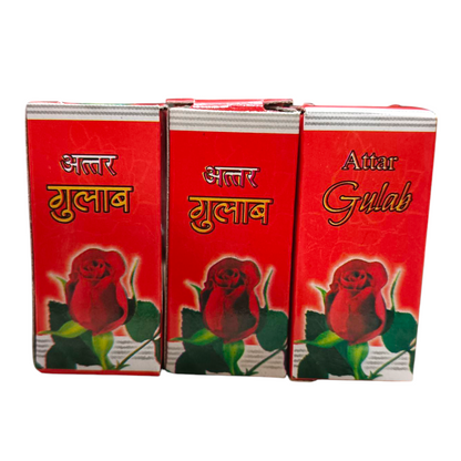 Gulab Attar | Pure Natural Perfume | 4ML – Floral Rose Itra for Daily Wear & Spiritual Use – Malawala