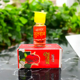 Gulab Attar | Pure Natural Perfume | 4ML – Floral Rose Itra for Daily Wear & Spiritual Use – Malawala