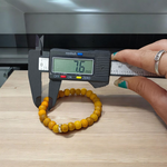 Haldi Bracelet - Natural Turmeric Beads for Purification & Protection with Lab Certificate - Malawala
