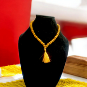 Haldi Mala - Natural Turmeric Beads for Purification & Protection with Lab Certificate - Malawala