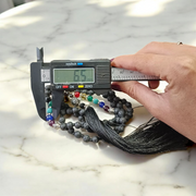 Handcrafted 7 Chakra Mala with Lava Beads, Agate Stones, and Buddha Charm - 6MM Beads - Perfect for Meditation & Chakra Healing