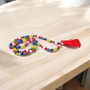 Handcrafted Navratan Navgrah Mala with 108+1 lab-certified 6MM gemstone beads, ideal for meditation and spiritual rituals