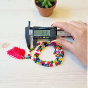 Handcrafted Navratan Navgrah Mala with 108+1 lab-certified 6MM gemstone beads, ideal for meditation and spiritual rituals