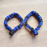 Handmade Blue and Black Bracelet Thread Set for Men and Women Adjustable Friendship Wrist Bands