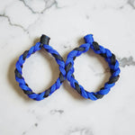 Handmade Blue and Black Bracelet Thread Set for Men and Women Adjustable Friendship Wrist Bands