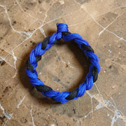 Handmade Blue and Black Bracelet Thread Set for Men and Women Adjustable Friendship Wrist Bands