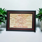 Handmade Shri Tara Pujan Yantra on Bhojpatra, used for worship and spiritual protection, ideal for overcoming life’s challenges