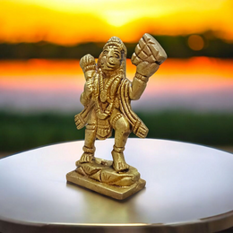 Hanuman Ji Brass Idol | Carrying Mountain | Malawala