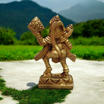 Hanuman Ji Brass Idol | Carrying Mountain | Malawala
