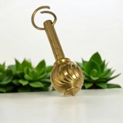 Hanuman Ji Gada Locket with Gold Chain - Divine Hanuman Pendant with Gada for Strength & Protection - Malawala