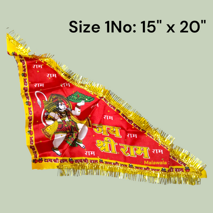 Hanuman Ji Jhanda | Jai Shri Ram Flag | Bajrangbali Dhwaja | Bhagwa Jhanda – Malawala