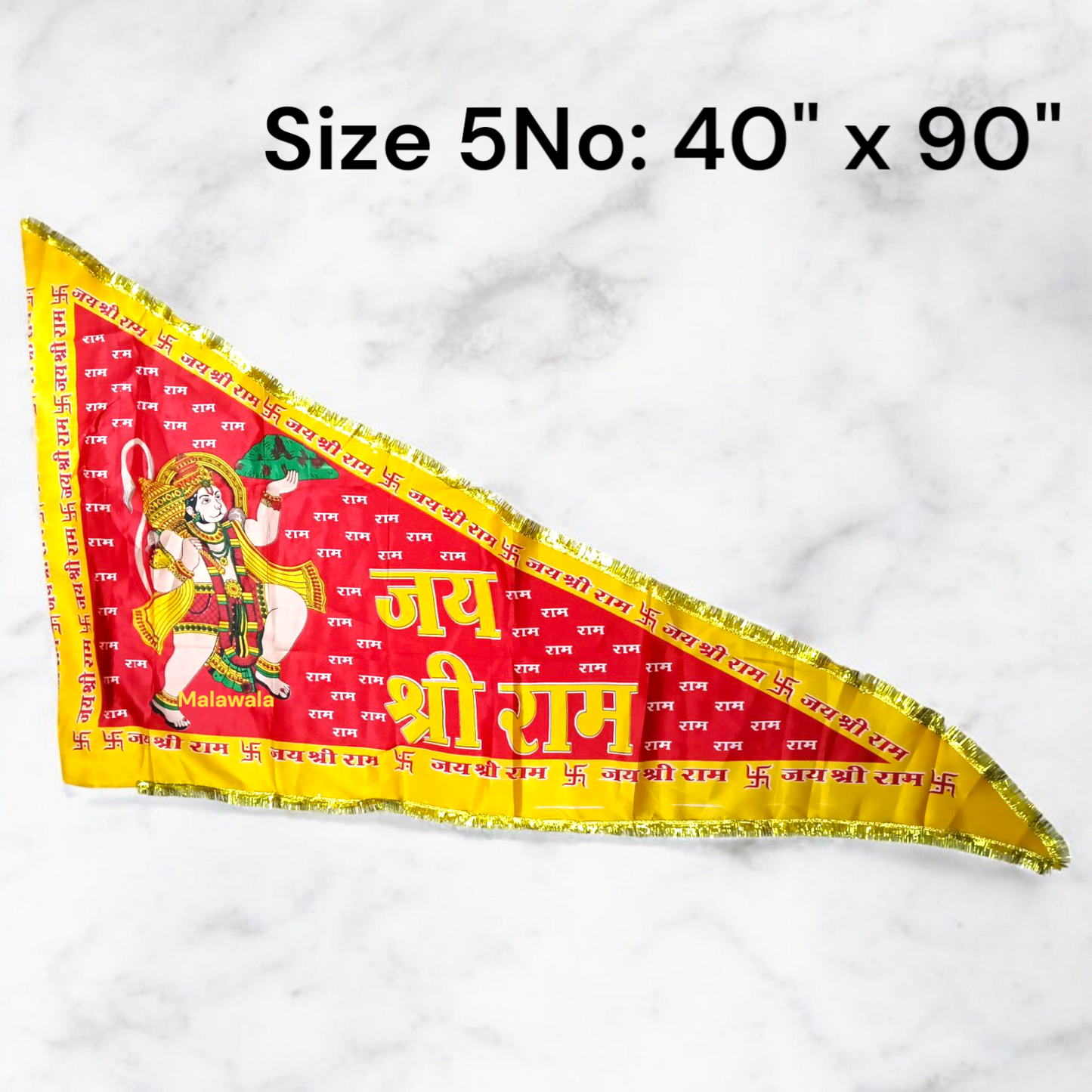 Hanuman Ji Jhanda | Jai Shri Ram Flag | Bajrangbali Dhwaja | Bhagwa Jhanda – Malawala