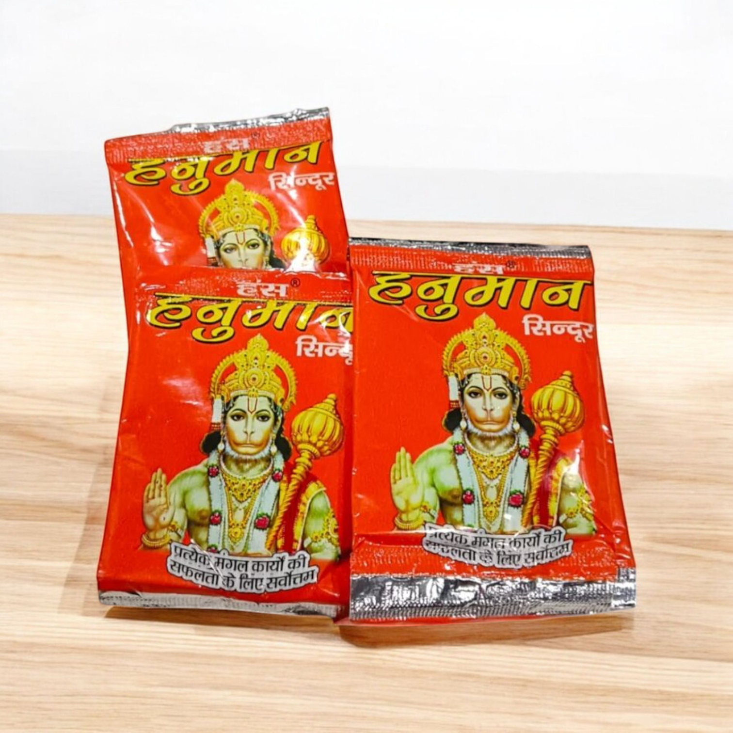 Hanuman Ji Sindoor – Set of 5 | Sacred Vermilion for Worship, Strength & Divine Protection – Malawala