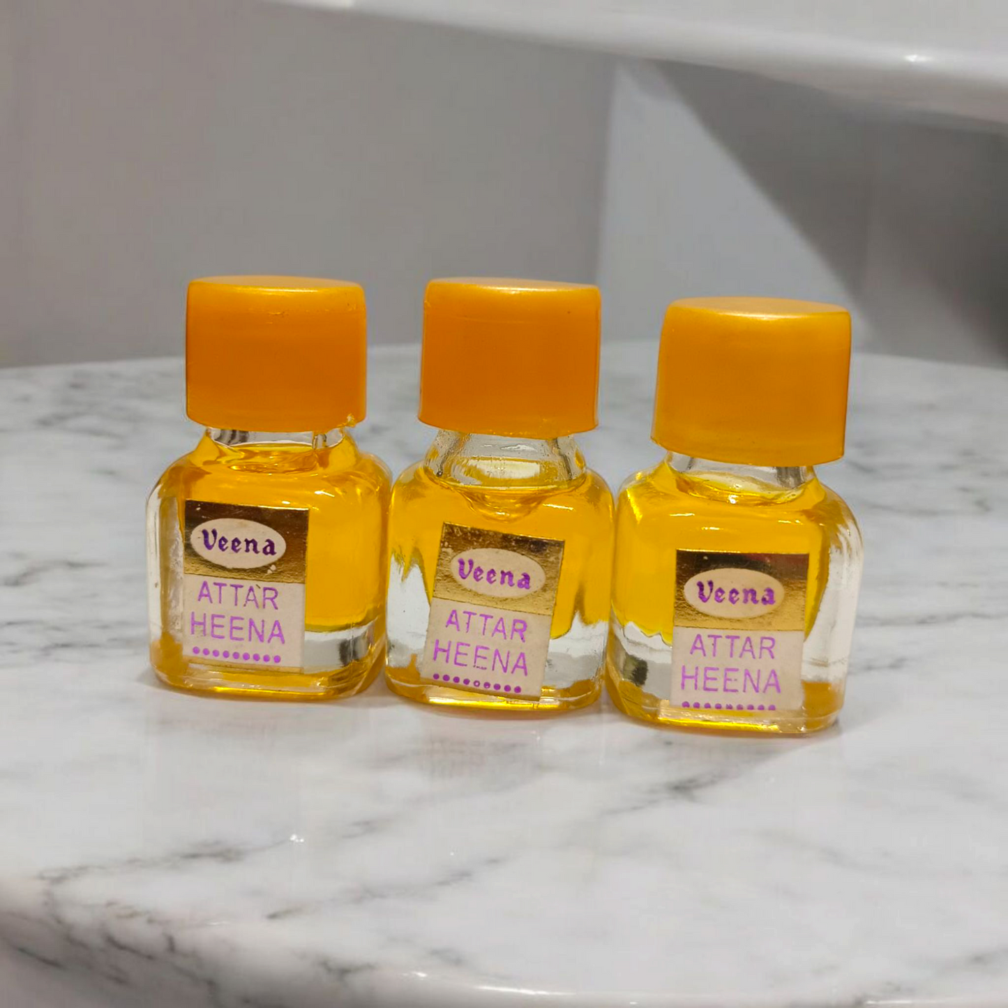 Heena Attar | Set of 5 | 2ML | Premium Perfume by Veena – Herbal & Earthy Natural Fragrance for Devotional Use & Daily Wear – Malawala