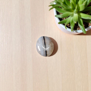 High-quality lab-certified Black Sulemani Hakik Stone with polished finish, used for protection and balance