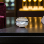 High-quality lab-certified Black Sulemani Hakik Stone with polished finish, used for protection and balance