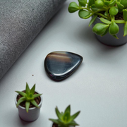 High-quality lab-certified Black Sulemani Hakik Stone with polished finish, used for protection and balance