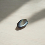 High-quality lab-certified Black Sulemani Hakik Stone with polished finish, used for protection and balance