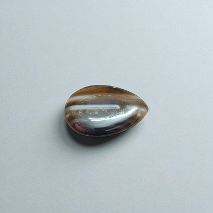 High-quality lab-certified Black Sulemani Hakik Stone with polished finish, used for protection and balance