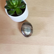 High-quality lab-certified Black Sulemani Hakik Stone with polished finish, used for protection and balance