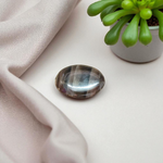 High-quality lab-certified Black Sulemani Hakik Stone with polished finish, used for protection and balance