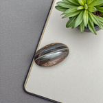High-quality lab-certified Black Sulemani Hakik Stone with polished finish, used for protection and balance