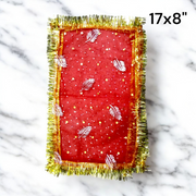Lal Chunni 17x8” – Mata Rani Red Chunri for Puja, Temple & Festival Decor
