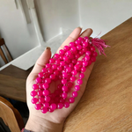Pink Hakik Mala - Natural Pink Agate for Calmness & Emotional Healing with Lab Certificate - Malawala