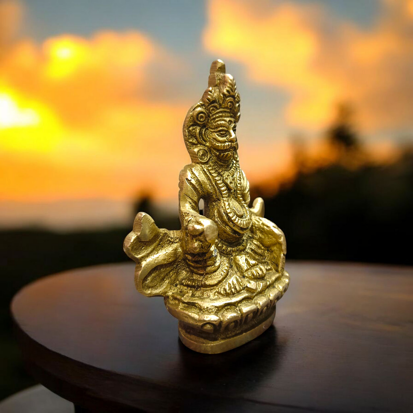Brass Lord Kubera Statue | Divine Kuber Idol for Wealth & Prosperity | Malawala