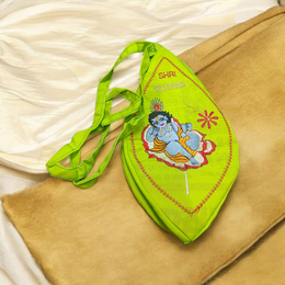 Gomukhi Bag | Laddu Gopal Cotton Japa Mala Bag – Handcrafted Spiritual – Malawala