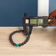 Natural Lava & Turquoise Bracelet  – Detox & Emotional Balance | Lab Certified