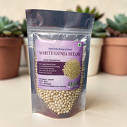 White Gunja Seeds (Safed Chirmi) for Wealth, Protection & Spiritual Use