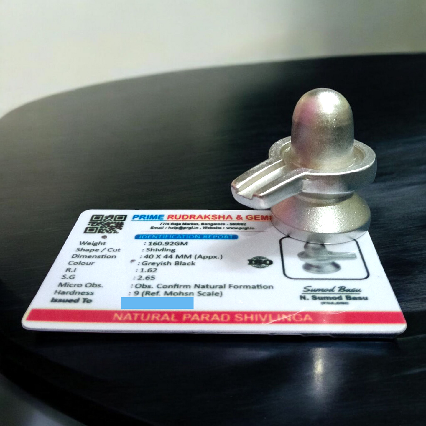 Parad Shivling – Original Mercury Shivling | Lab Certified for Puja & Energy Balance