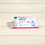 Image of a polished oval Natural Milky Moonstone Pendant on a black adjustable cotton thread, displayed on a neutral background