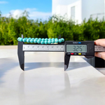Image of a stretchable turquoise gemstone bracelet made with smooth 8mm beads on a white background