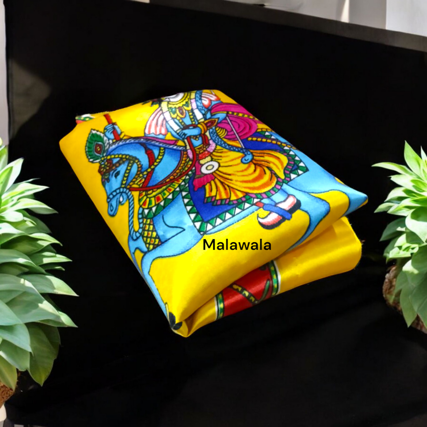 Jai Shree Shyam | Yellow Flag 30X40" – Malawala