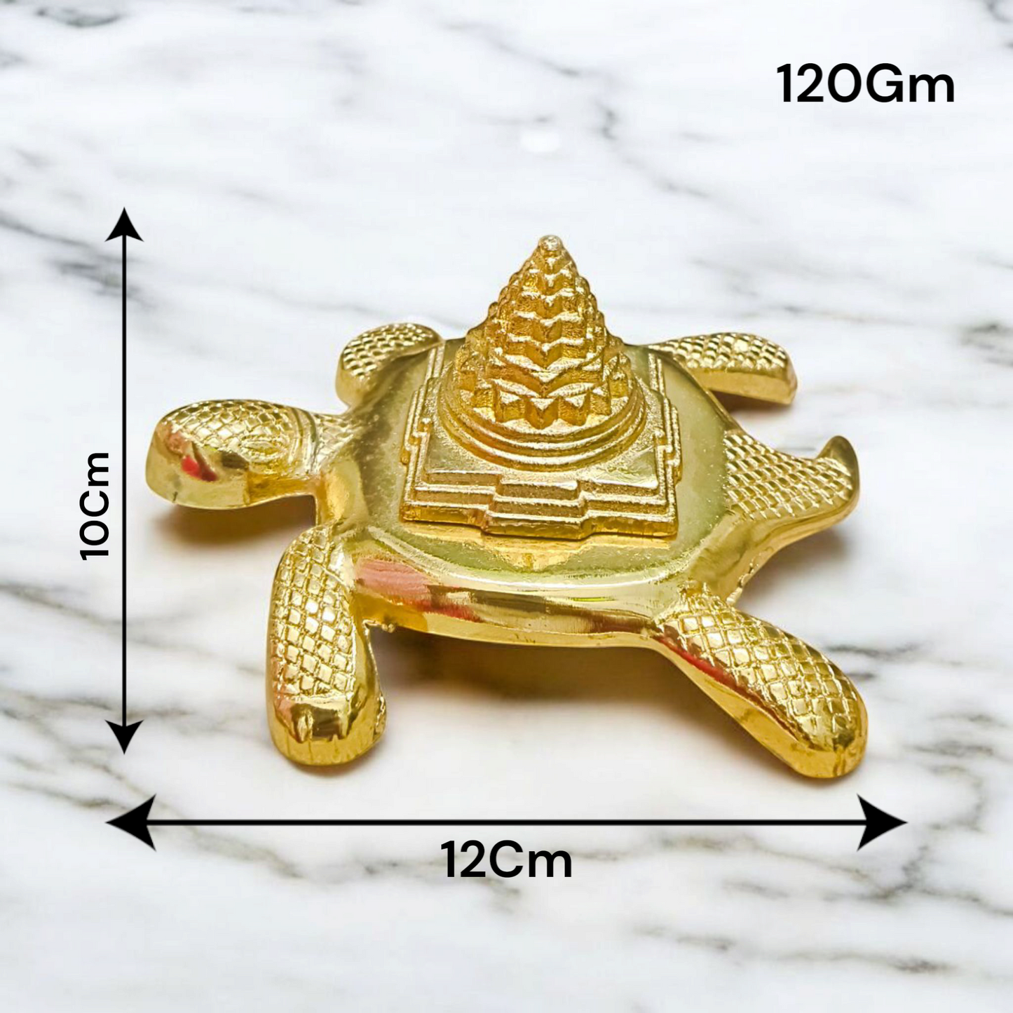 Kachua Shri Yantra | Meru Yantra On Tortoise | For Good Luck | Malawala |