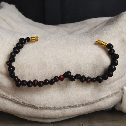Kali Gunja Bracelet Natural Black Gunja Beads Lab Certified Malawala